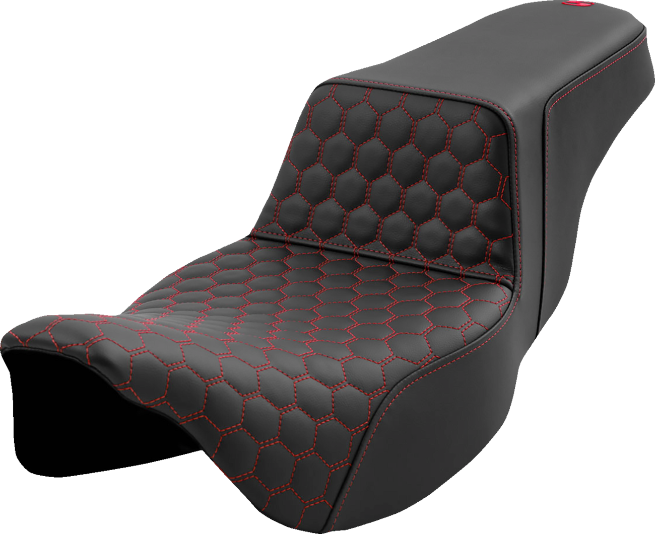 Asiento elevado tipo panal - Asiento elevado - Panal - Alcance extendido - Costuras rojas - FL '08-'23