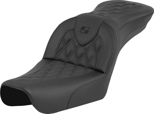 Asiento RoadSofa™ - Asiento RoadSofa™ - Costura de celosía - sin respaldo del conductor - FXDWG '04-'05