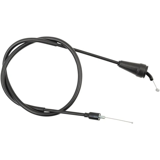 Cable del acelerador de vinilo negro.