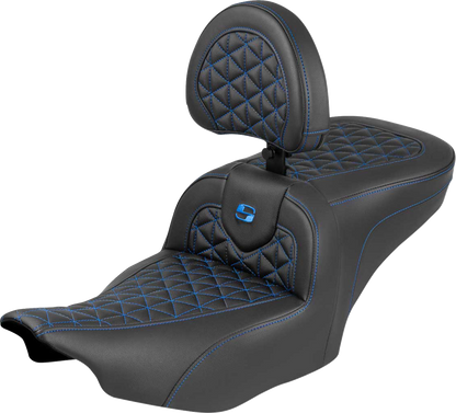 Asiento de alcance estándar Roadsofa™ - Asiento Roadsofa™ - con respaldo - Costura azul - FLH/FLT '23-'25