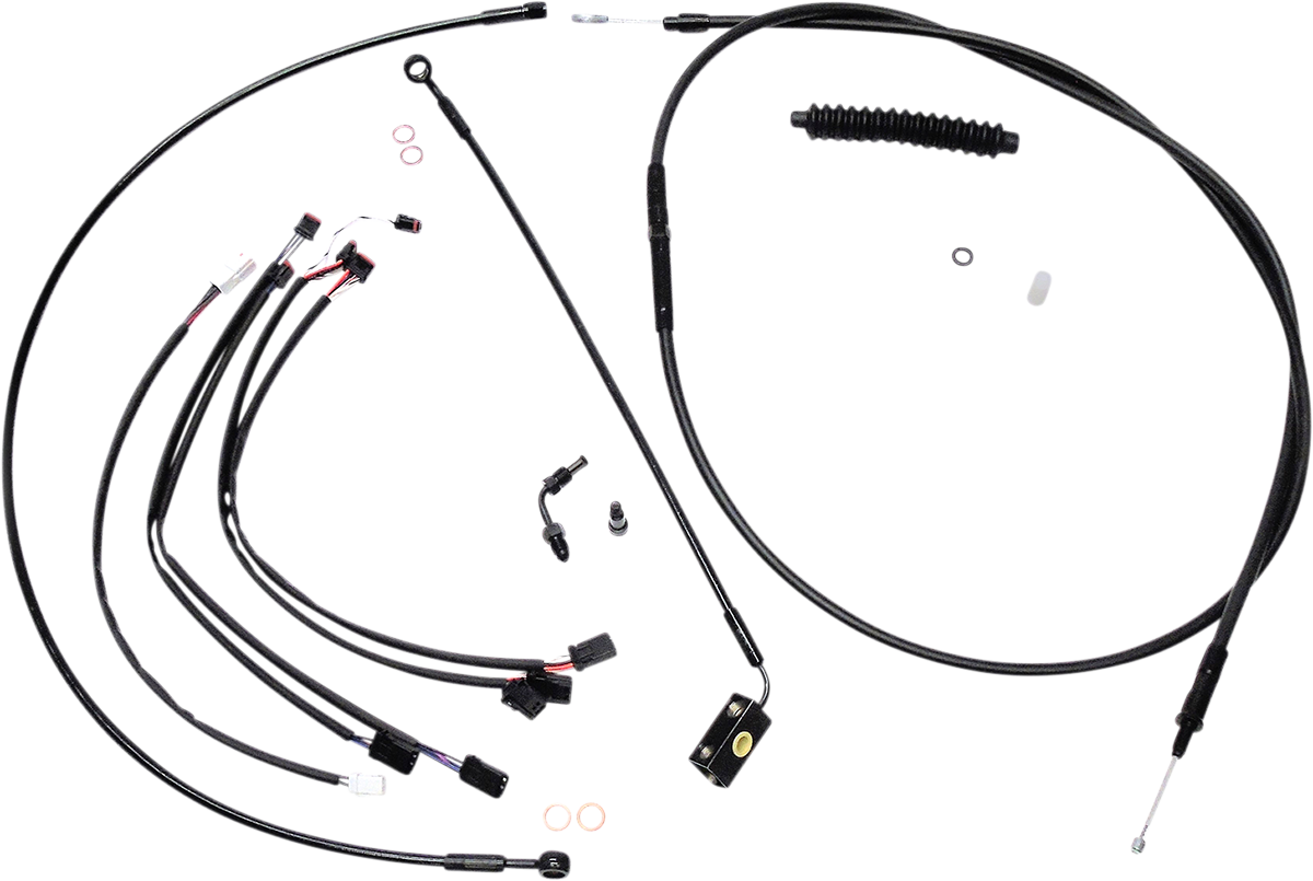 Kit de instalación de manillar XR - Kit de instalación de manillar XR - Colgadores Ape de 12"-14" - Softail '18-'24 - Negro