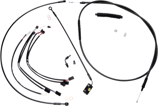 Kit de instalación de manillar XR - Kit de instalación de manillar XR - Colgadores Ape de 12"-14" - Softail '18-'24 - Negro