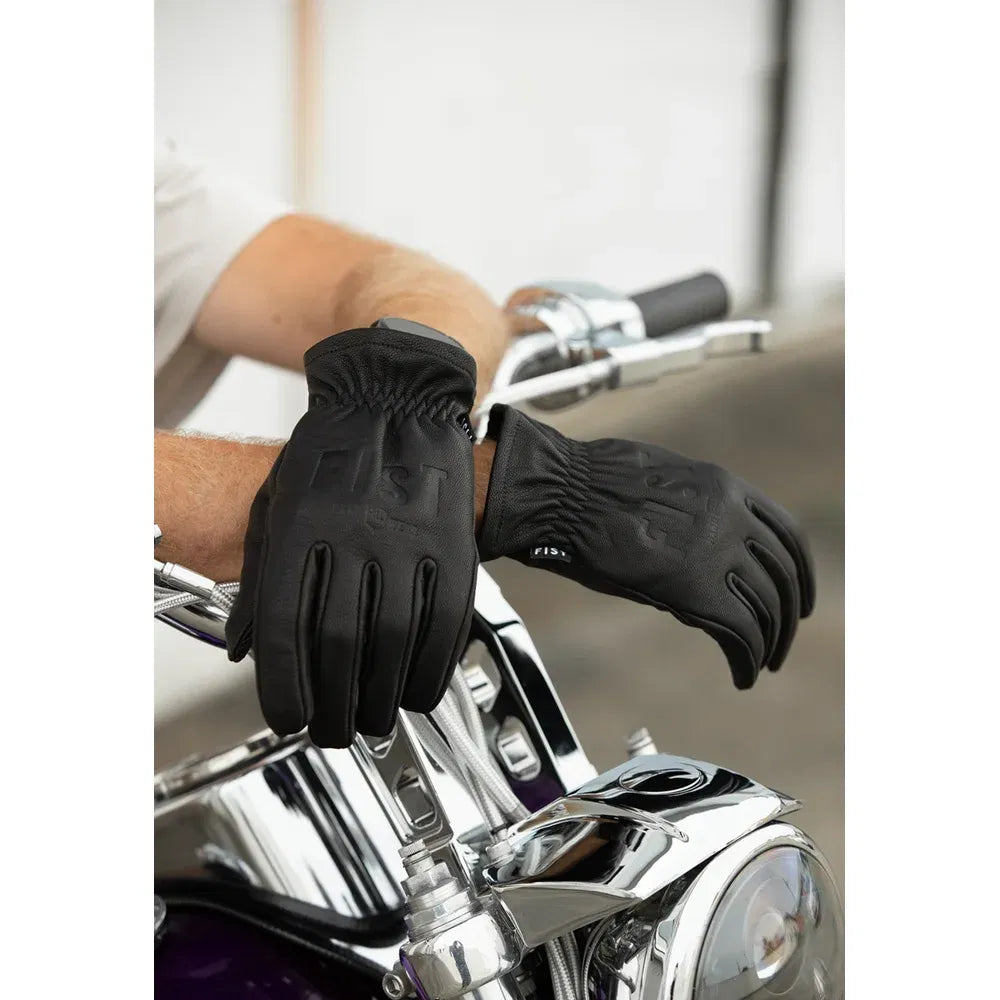 Los guantes de cuero rig road