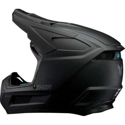 Casco juvenil fleet blackout negro mate