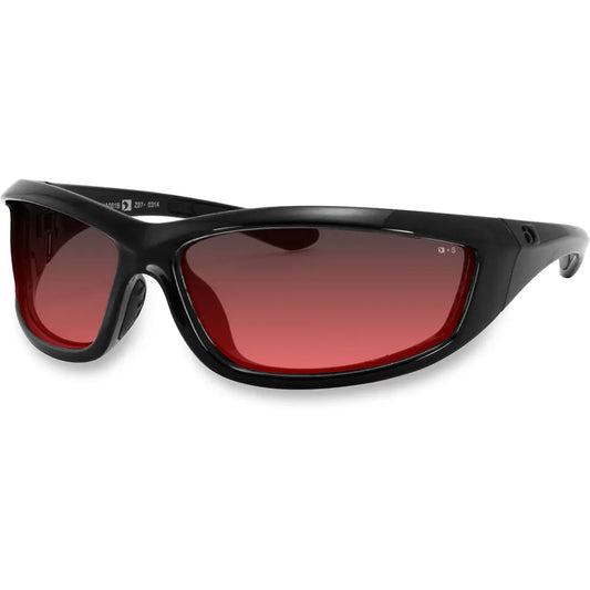 Charger Sunglasses - Gloss Black - Rose