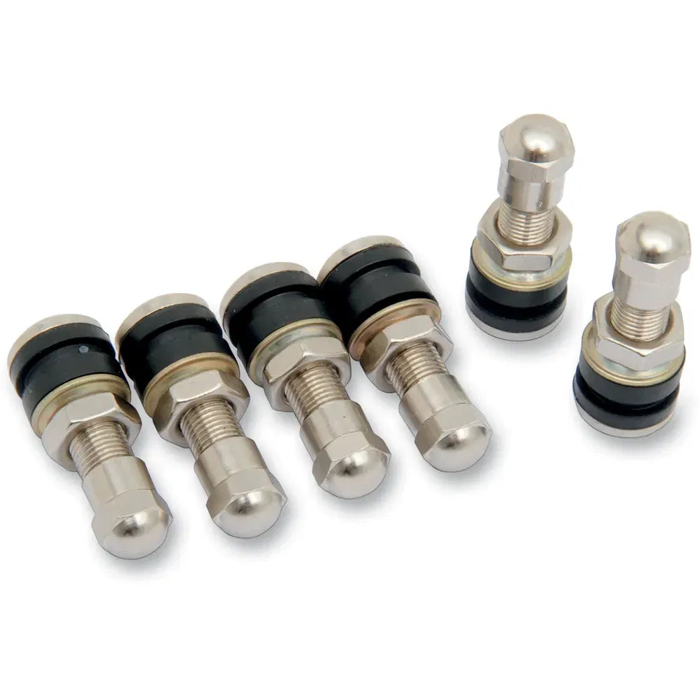 Valve Stem - Metal - Long - 6 Pack