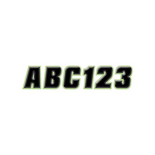 Sticker Kit - 2" - Black/Kiwi