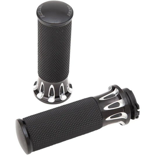 Puños Arlen Ness Deep Cut Negro