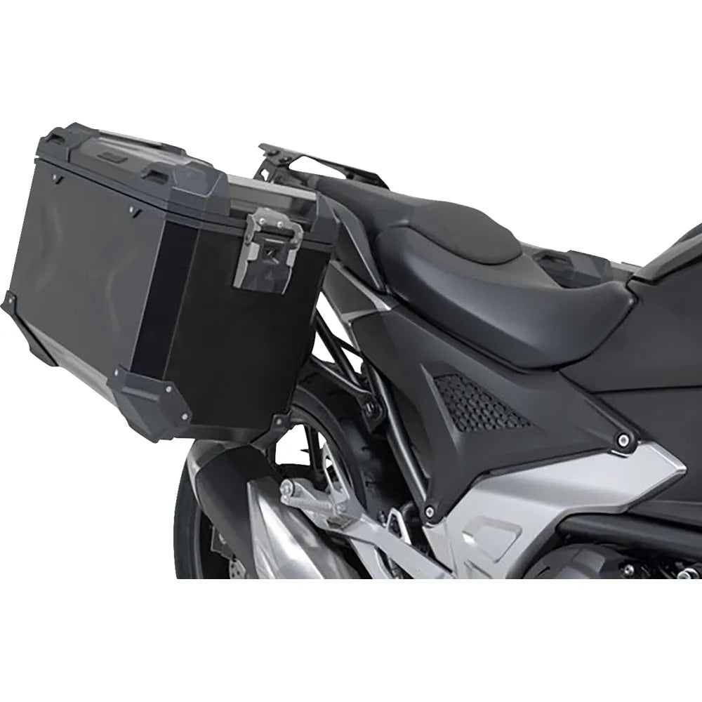 TRAX ADV Aluminum Case System - Black - Honda NC750X '20-'24
