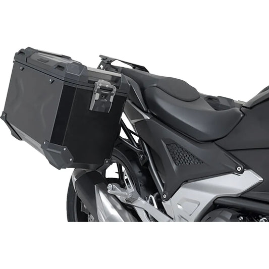 TRAX ADV Aluminum Case System - Black - Honda NC750X '20-'24