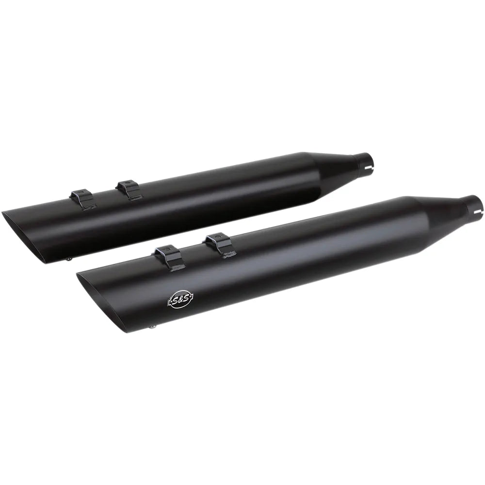 Slash Cut Mufflers - Black095