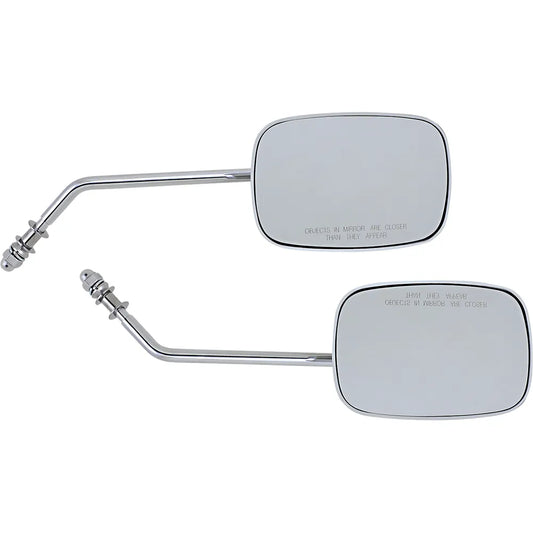 Rectangle Mirrors - Long - Chrome