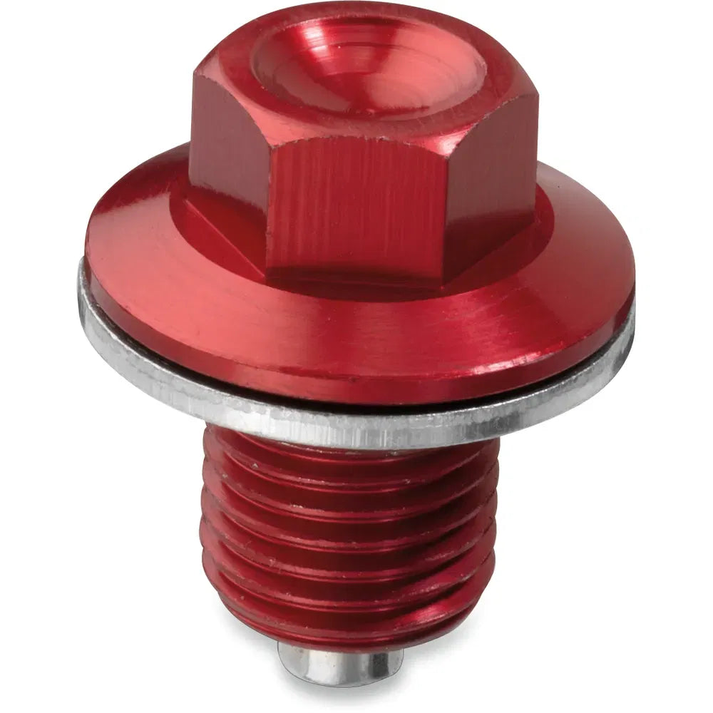 Tapón de drenaje magnético - Tapón de drenaje magnético - Rojo - Honda | kawasaki | Suzuki | yamaha
