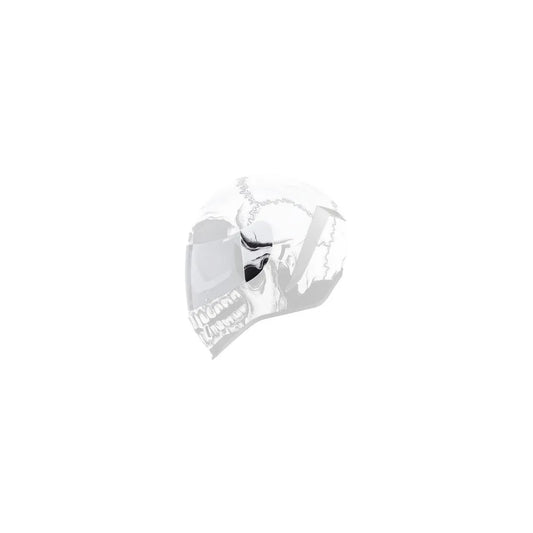 Placas laterales para casco Icon Airform Crestfallen - Blanco