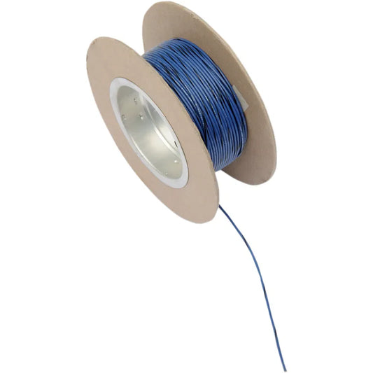 100' Wire Spool - 18 Gauge - Blue/Black