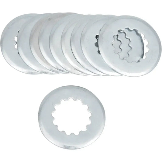 Kit de arandela/anillo elástico del contraeje - Arandela del contraeje - Paquete de 10 - Kawasaki/Suzuki