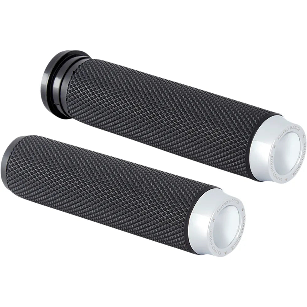 Grips - Knurled - TBW - Chrome