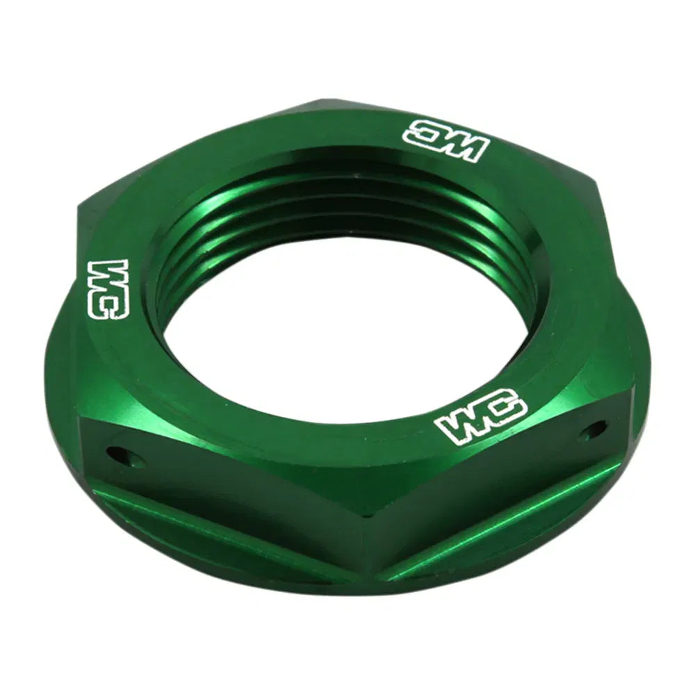 Steering Stem Nut - Green - Kawasaki