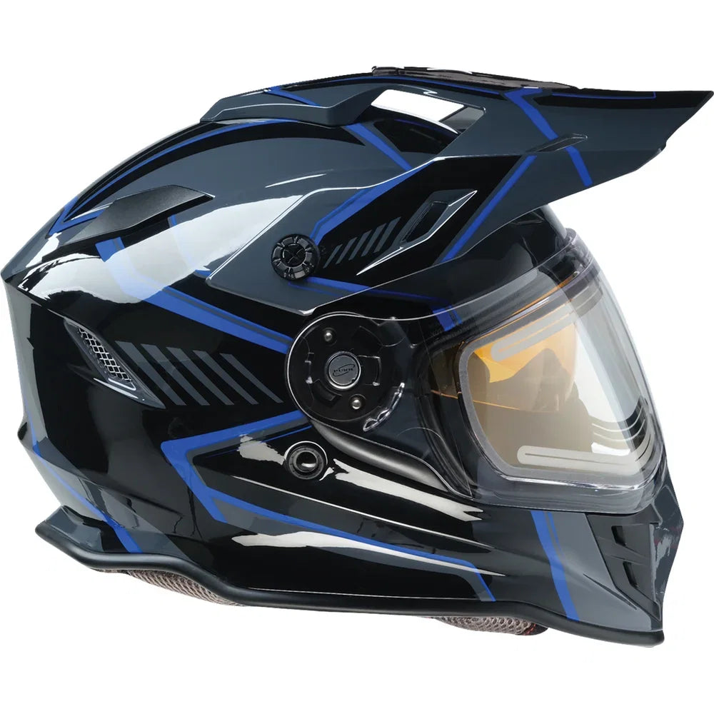 Casco range 2.0 rotor snow electric negro/azul