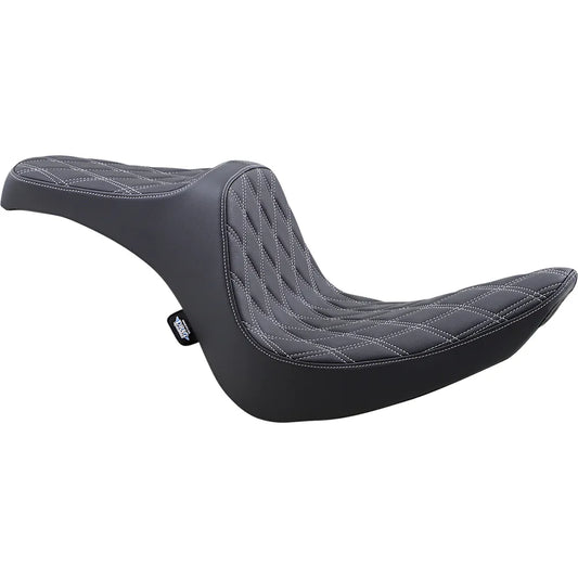 Predator III Seat - Double Diamond - Silver Thread