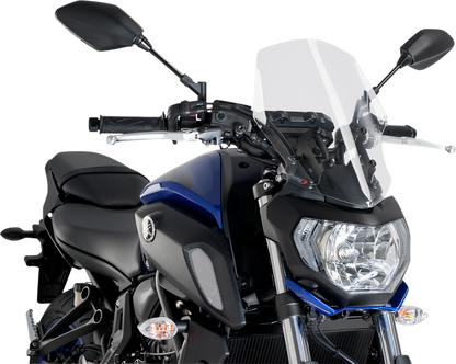 Parabrisas Z-Racing - Parabrisas de carrera - 14-1/4" - Transparente - Tour - Yamaha