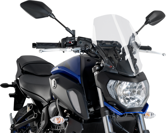 Parabrisas Z-Racing - Parabrisas de carrera - 14-1/4" - Transparente - Tour - Yamaha