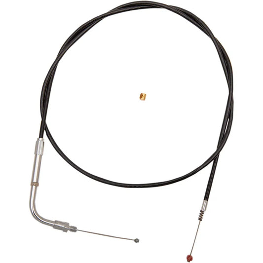 Cable de acelerador/ralentí de vinilo negro