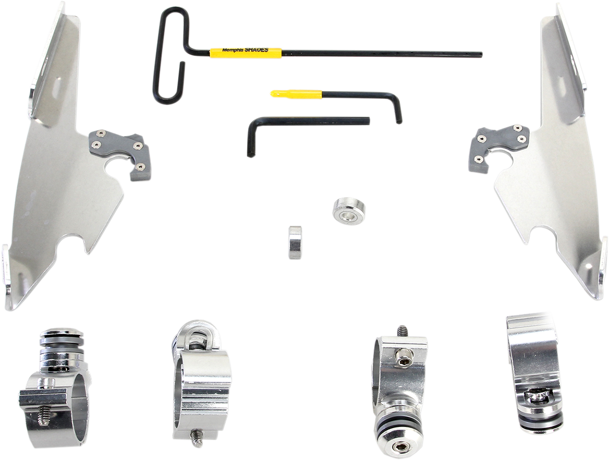 Kit de montaje con bloqueo de gatillo de carenado Batwing - Batwing - Kit de montaje - Pulido - XL12C