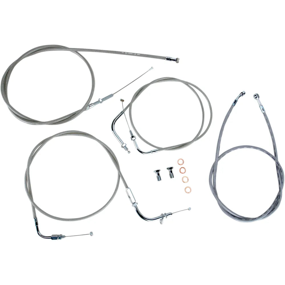 Cable Line Kit - 15" - 17" - XVS650CU - Stainless Steel
