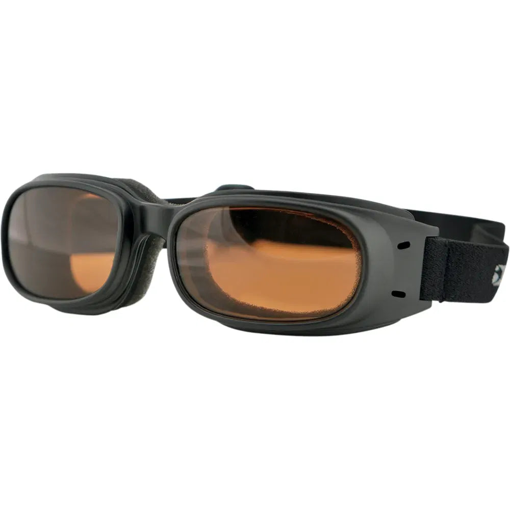Piston Goggles - Matte Black - Amber