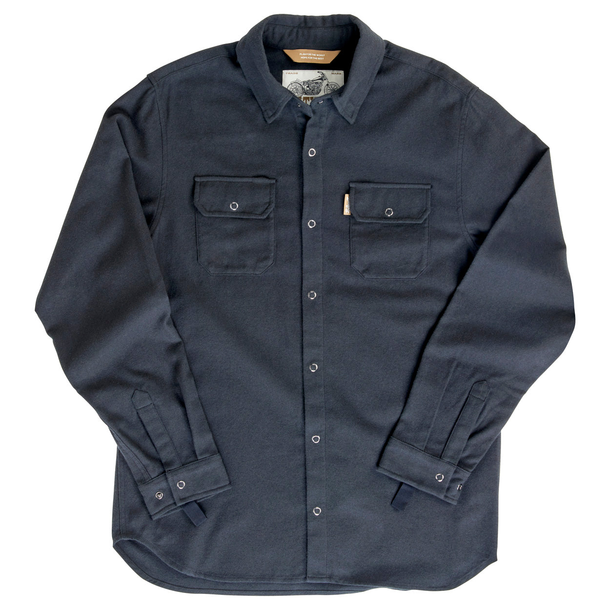 Camisa de franela Biltwell HI Test - Negra