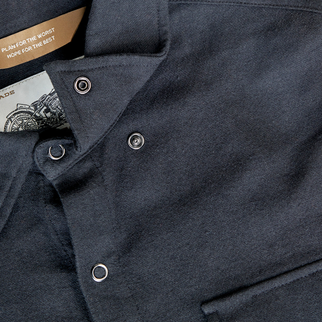 Camisa de franela Biltwell HI Test - Negra