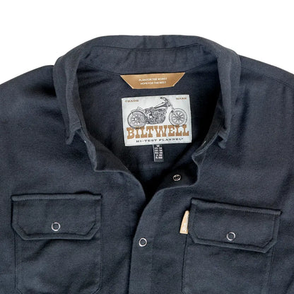 Camisa de franela Biltwell HI Test - Negra