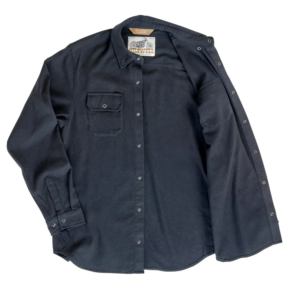 Camisa de franela Biltwell HI Test - Negra