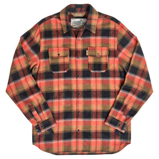 Camisa de franela Biltwell HI Test - Rust