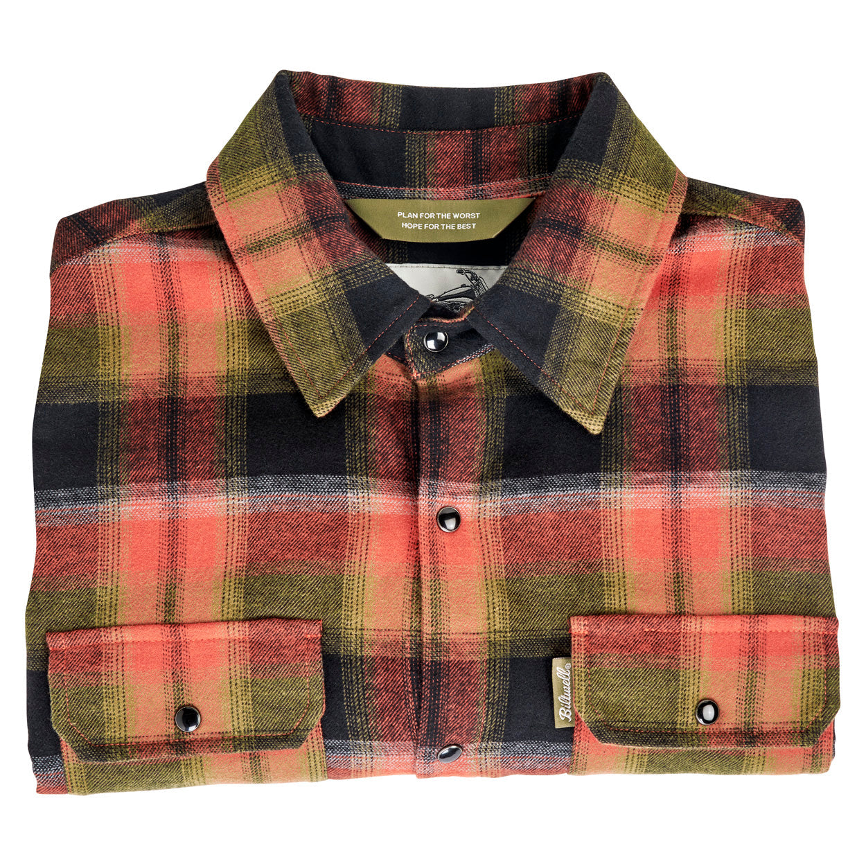 Camisa de franela Biltwell HI Test - Rust