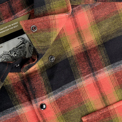 Camisa de franela Biltwell HI Test - Rust