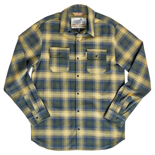 Camisa de franela Biltwell HI Test - Moss