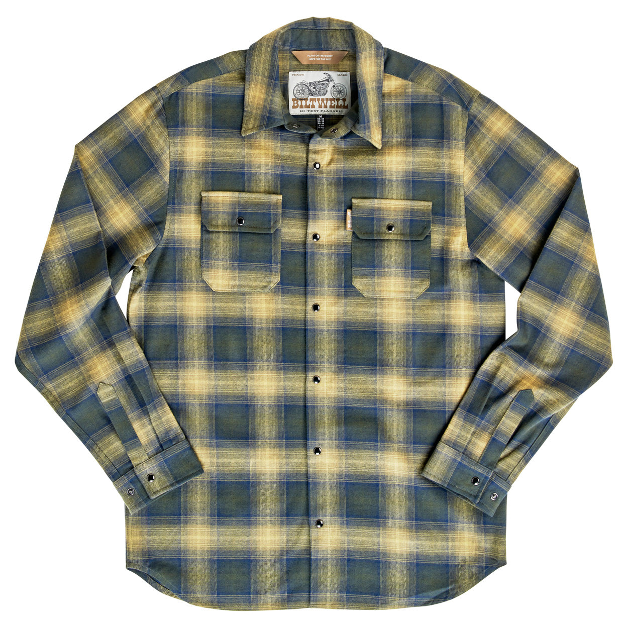 Camisa de franela Biltwell HI Test - Moss