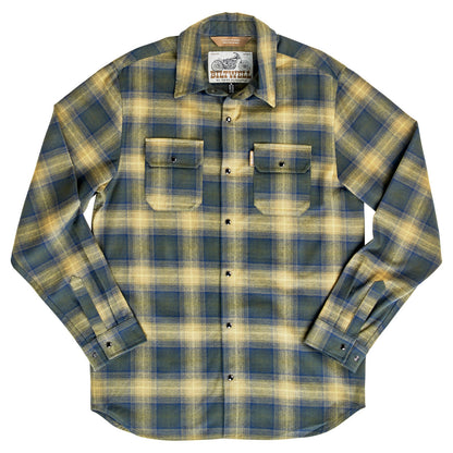 Camisa de franela Biltwell HI Test - Moss