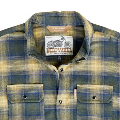 Camisa de franela Biltwell HI Test - Moss