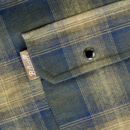 Camisa de franela Biltwell HI Test - Moss