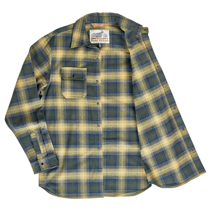 Camisa de franela Biltwell HI Test - Moss