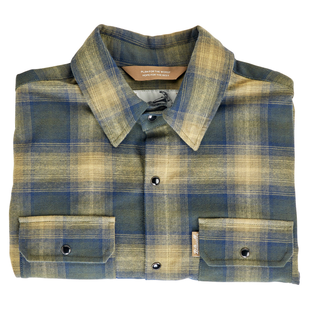 Camisa de franela Biltwell HI Test - Moss