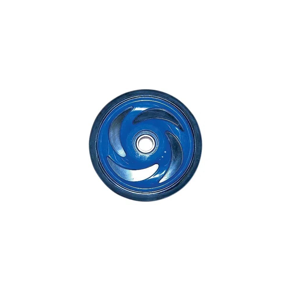 Idler Wheel with Insert/Bearing 6205-2RS - Indy Blue - Group 8 - 5.35" OD x 0.75" ID