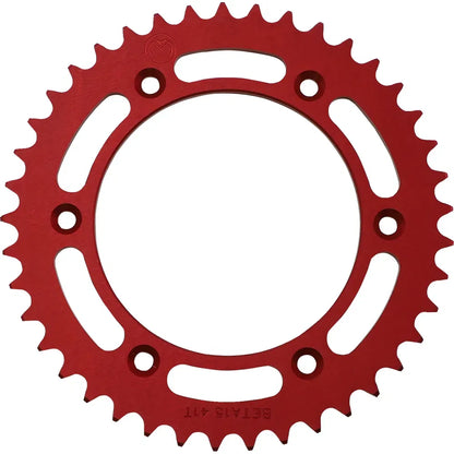 Corona Trasera Aluminio - Corona Trasera - Aluminio - 41 Dientes - Rojo - Beta