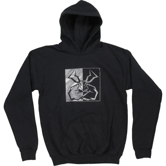 Sudadera con capucha de personalidad dividida para jóvenes
