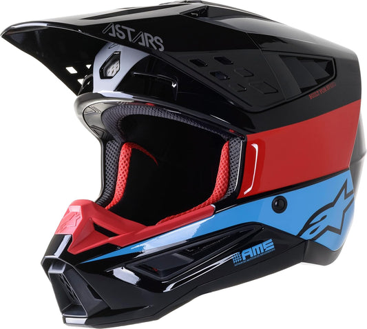 Alpinestars SM5 Bond - Negro/Rojo/Cyan