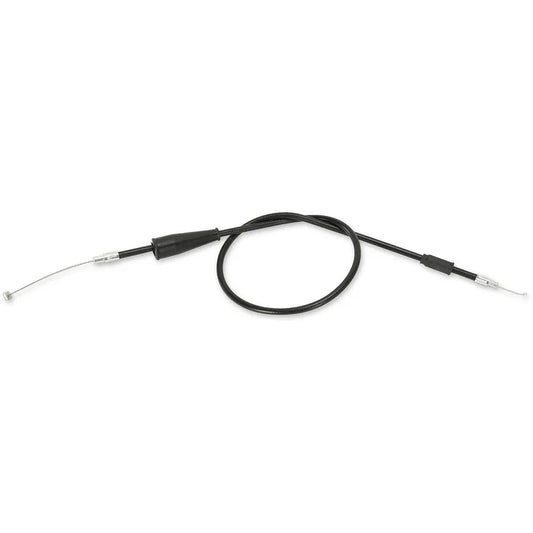 Cable del acelerador de vinilo negro.
