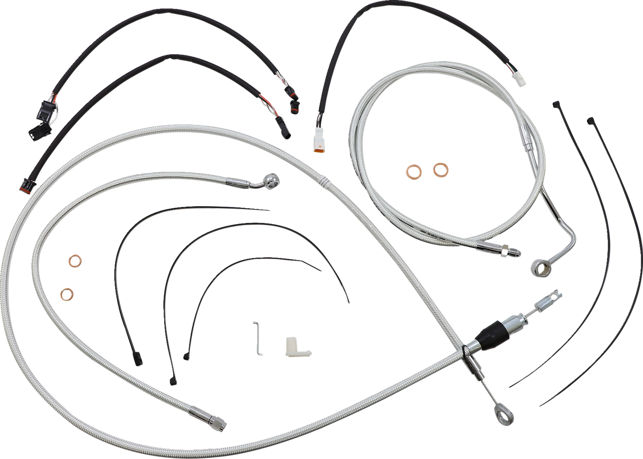 Kit de instalación de manillar de diseñador Sterling Chromite II® - Kit de instalación de manillar de diseñador Sterling Chromite II® - 12"-14" - FLTR '21-'23